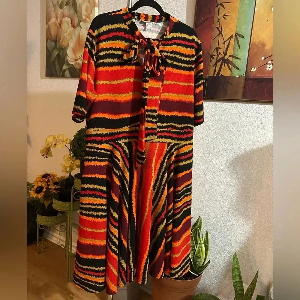 Karen-T design maxi dress size 3X - Picture 2 of 16
